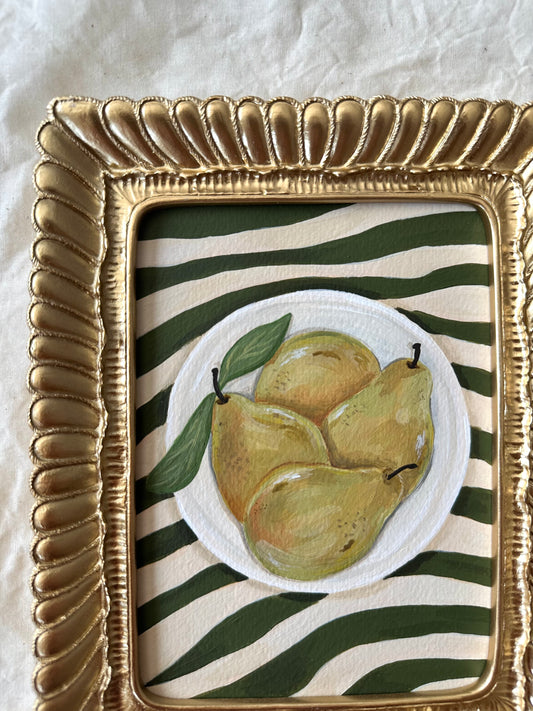 Pears Please- Framed