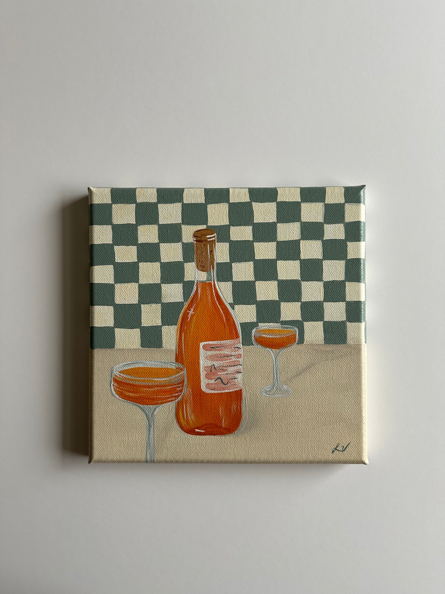 Orange wine for two