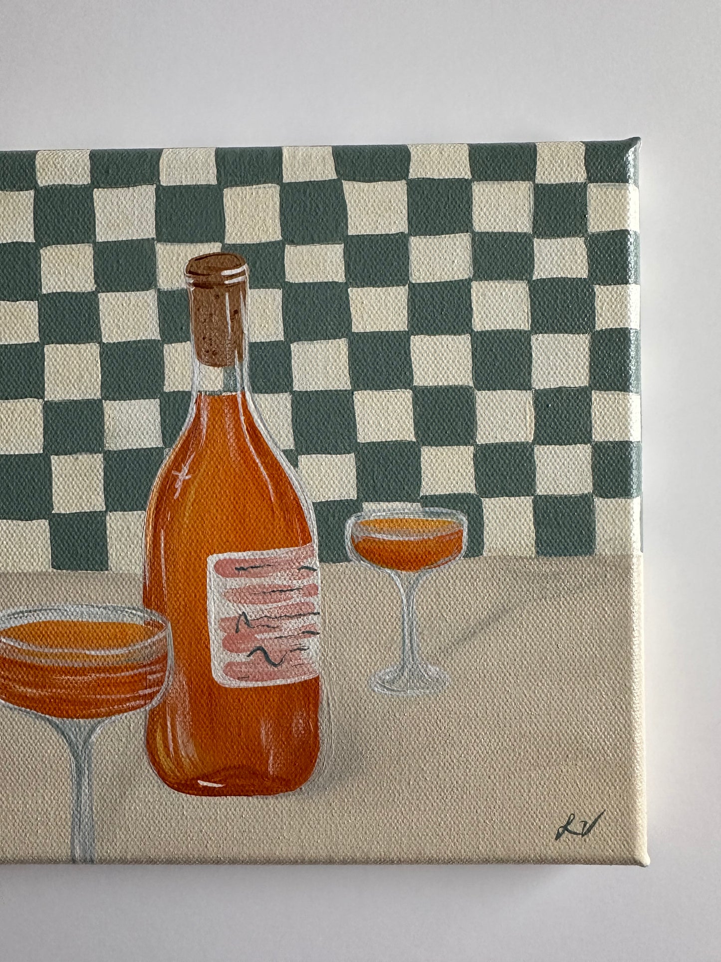 Orange wine for two