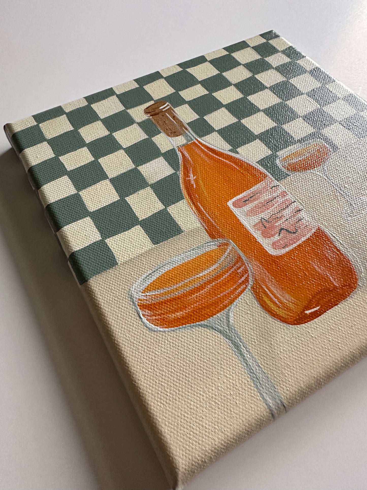Orange wine for two